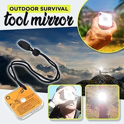 (Kung Pao Hühnerfleisch)Outdoor-Werkzeugspiegel, Outdoor-Notfall-Multifunktionssignal