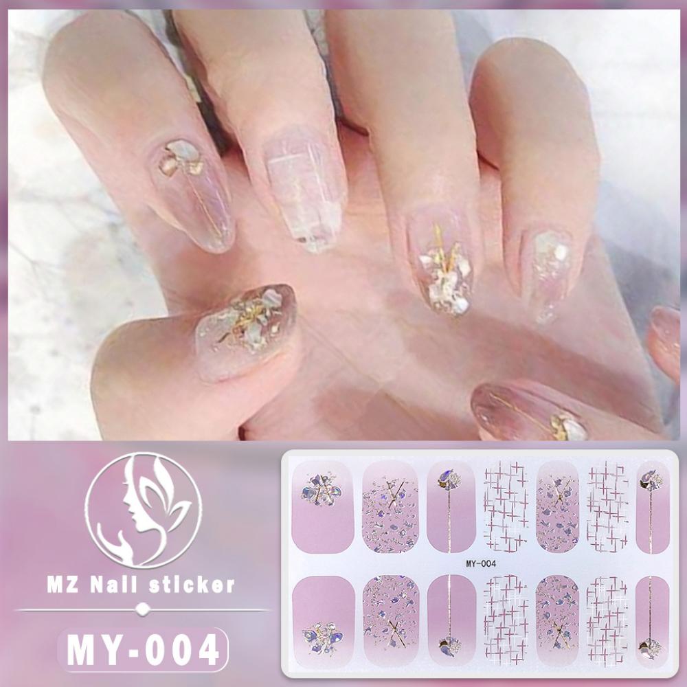 

Тривимірна водостійка гелева плівка для нігтів без випікання, повна наклейка, імітація діамантів, папір для нігтів