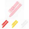 Vysoce kvalitní silikonový řemínek k hodinkám pro Swatch, k dispozici více barev 16mm 17mm 19mm 20mm