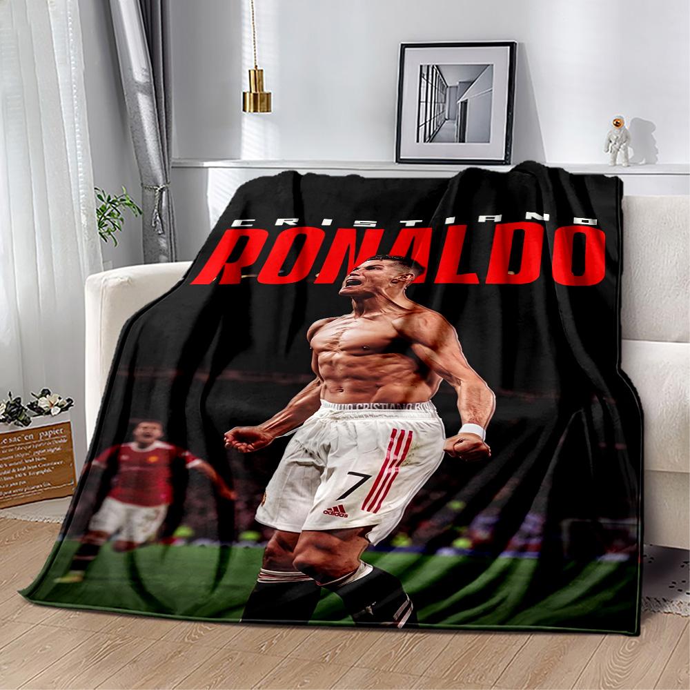 Cristiano Ronaldo Juventus Blanket Soft Warm Cozy Great for Bed Seaside Office for All Seasons Modern Style Best Holiday Gift for Friends Family