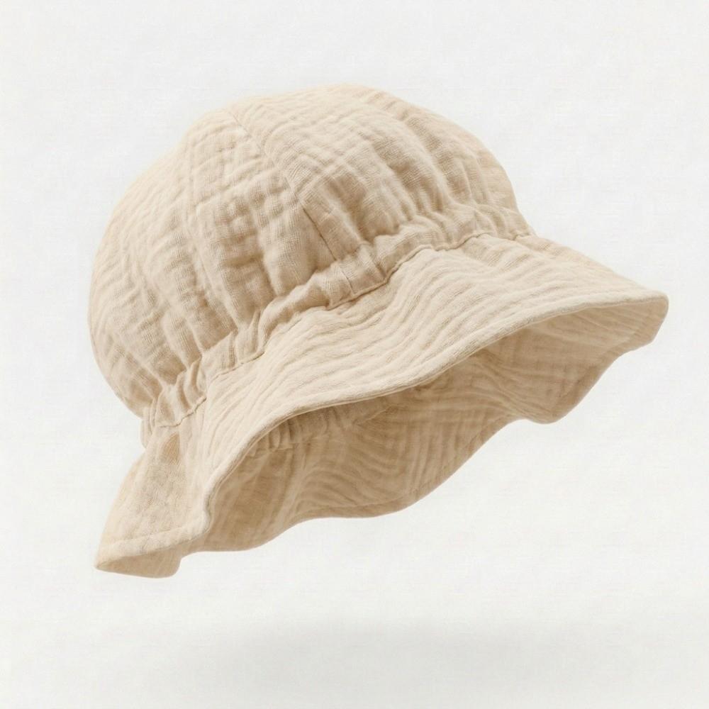 Breathable Gauze Muslin Baby Summer Hat Soft Edge Children Panama Cap Kids Sun Hat  Summer Season