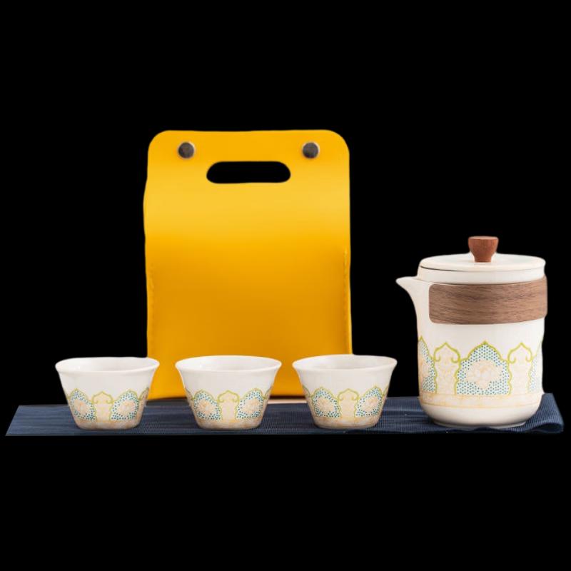 Woding Portable Ceramic Travel Tea Set