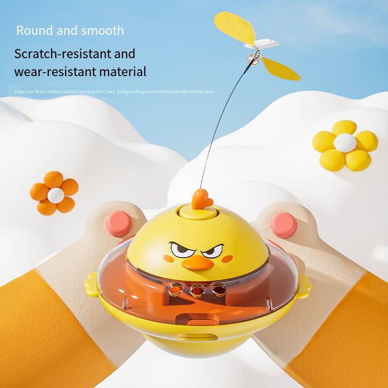 Cat toy car gyroscope foodless standing-up doll freeze-dried relaxation toy energy-consuming intelligent laser toy to entertain cats