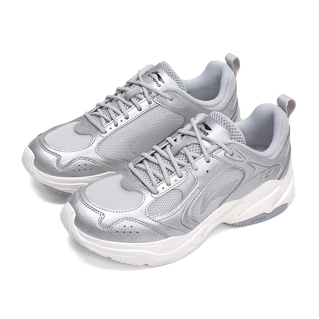 Men's Sneakers Li-Ning Cloud Returns Casual Shoes Men's Low-top Silver