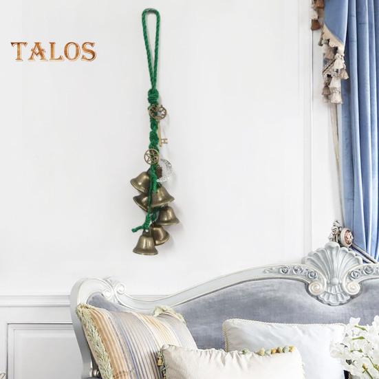 Witch Bells Door Knob Metal Hanging Wicca Bells Wiccan Magic Wind Chimes for Home Decor Spiritual Protection Witchcraft Wicca Supplies