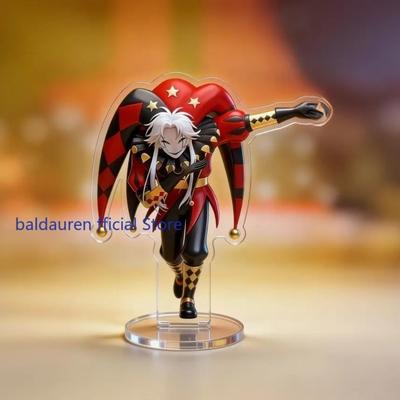 Anime Cyrk Dziwaków Pierrot Błazen Arlekin Akrylowy Stojak Model Figurki Dekoracja Biurka Cosplay Stojące Wystawy Prezent Urodzinowy
