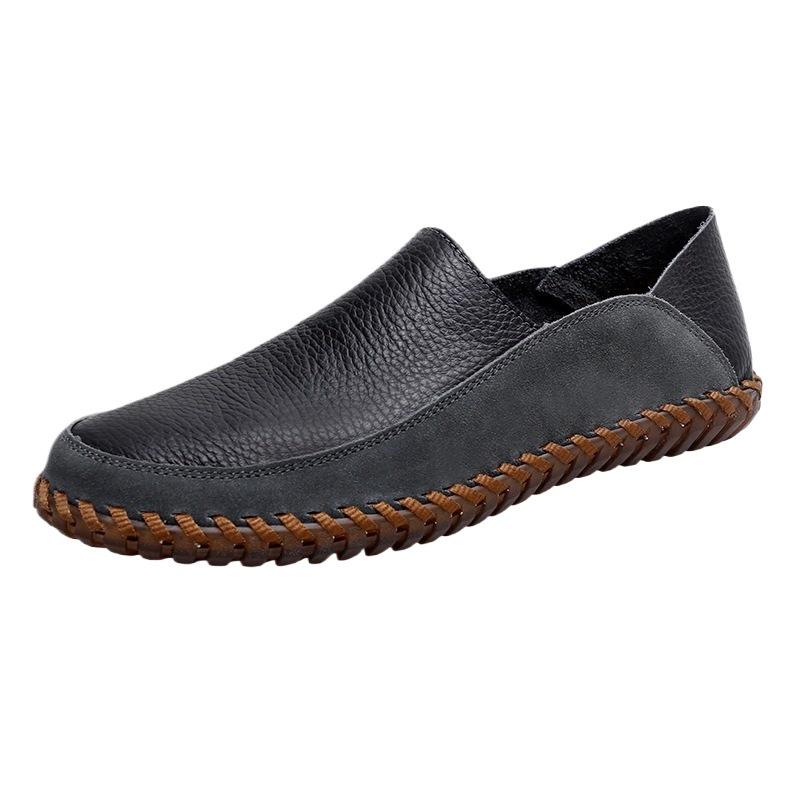 2025 Summer Plus Size Soft Sole Casual Leather Slip-ons for Driving