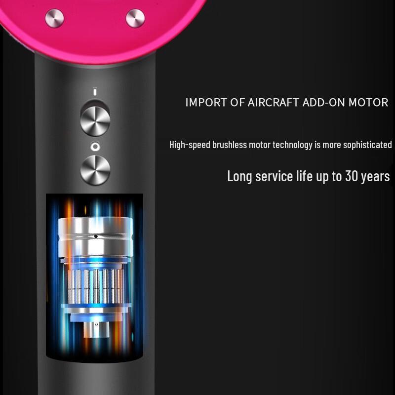 High-Power Professional Hair Dryer: Constant Temperature, Silent Design for Hair Care in Hotels and Supermarkets.