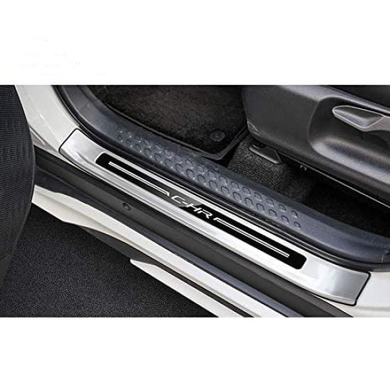 

MEKOMEKO Toyota Exclusive Scuff Plate Side Step Scuff Protect Sheet Door Sill Plate Inside Interior Panel Accessories Защита от пятен и царапин