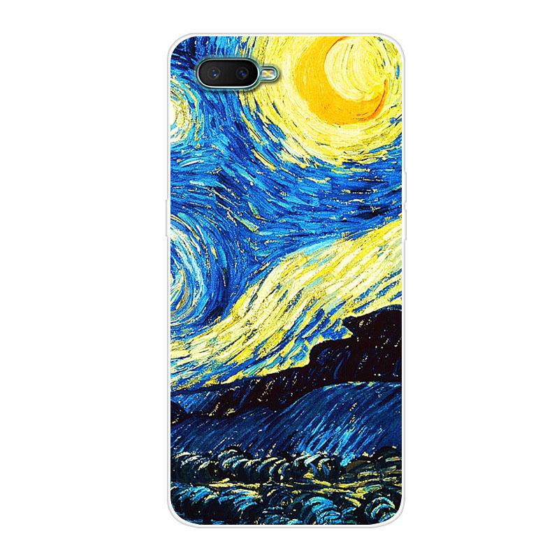 Pro OPPO RX17 Neo Pouzdro Kryt na telefon Měkký silikonový Tištěný zadní kryt Coque Pro OPPO RX17 Neo CPH1893 RX 17 Neo Kryt RX17Neo Capa
