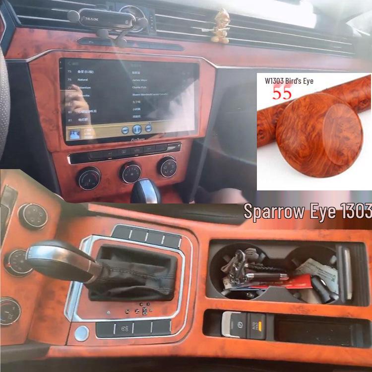 20-21 Magotan Interior Carbon Fiber Trim Kit: Center Console, Gear Shift & Door Panel