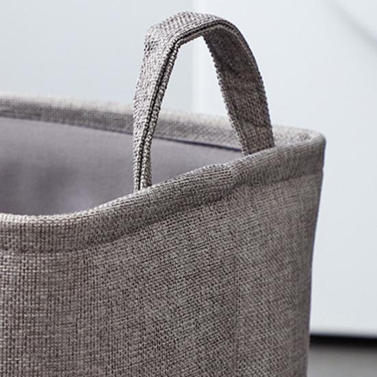 Laundry Hamper Bag Large Capacity Saving Space Demin Washing Storage Foldable Clothes Basket for Bedroom