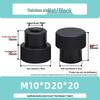 Hongkangming Stainless Steel Knurled Hand-Twist Nut for M3-M12.