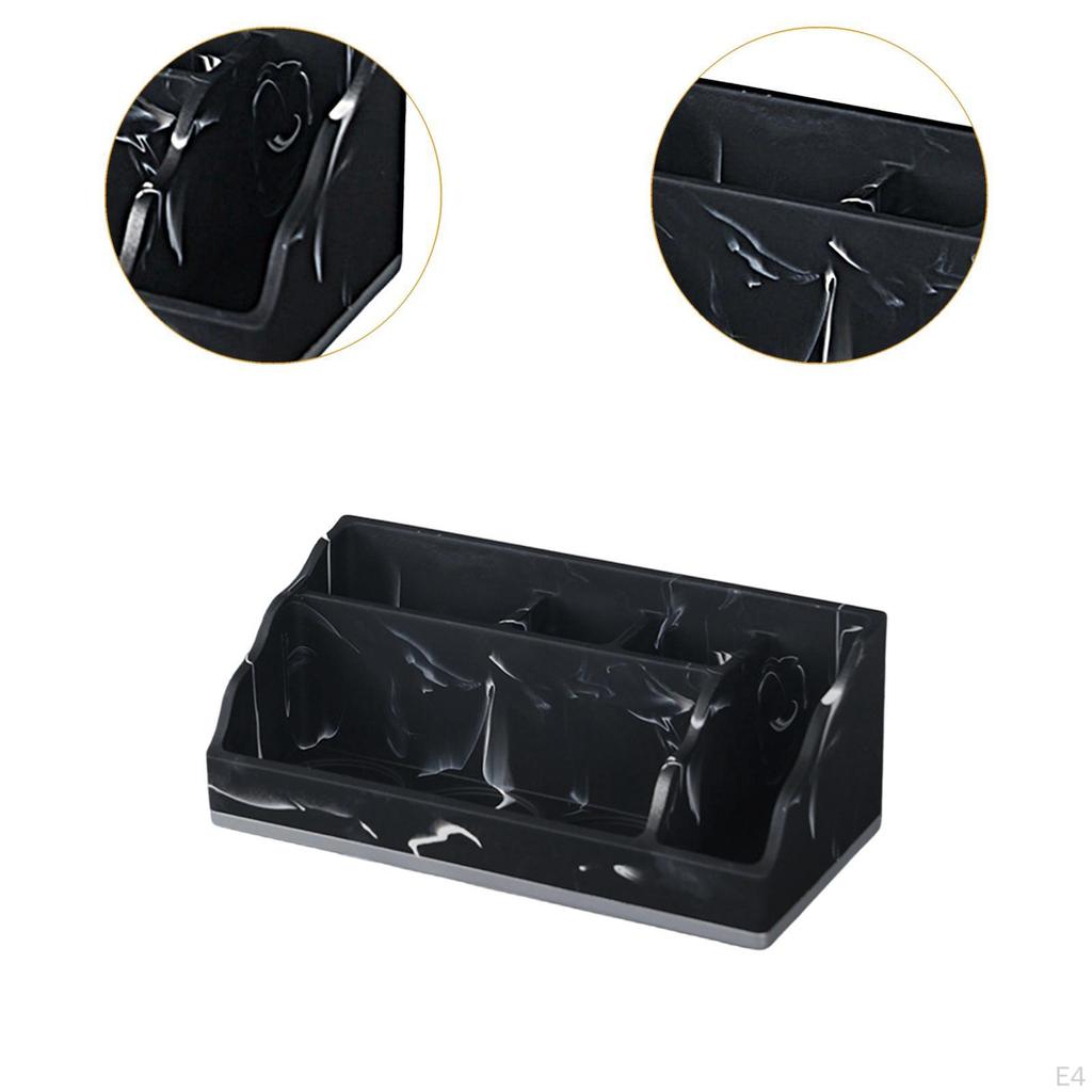 Bathroom Counter Organizer Toothbrush Holder Home Use Durability Organizer, with Drain