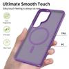 For  Matte Armor Case for Samsung Galaxy S26 S2 Ultra S24 Plus S23 FE S22 A A6 A16 A37 A7 A17 A36 A3 Magnetic Cover