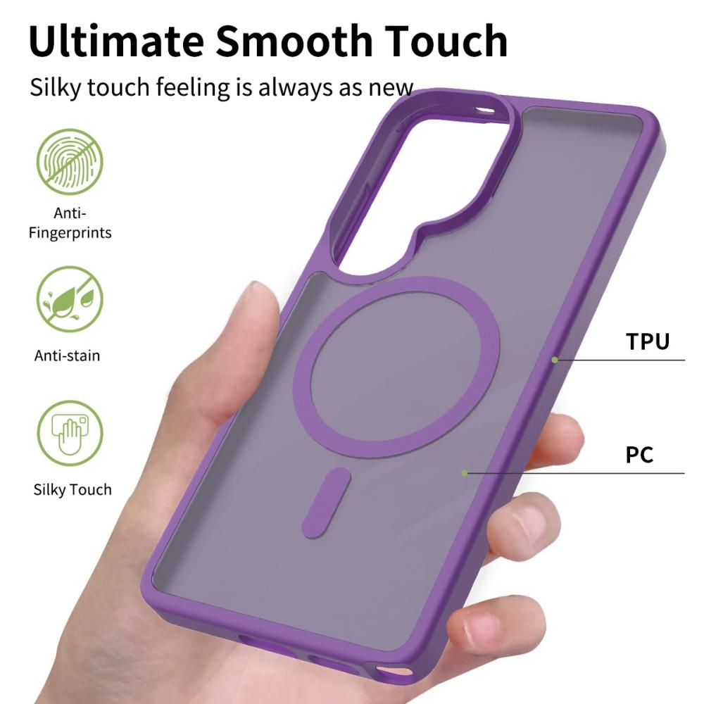 For Matte Armor Case for Samsung Galaxy S26 S2 Ultra S24 Plus S23 FE S22 A A6 A16 A37 A7 A17 A36 A3 Magnetic Cover