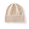 % Pure cashmere fashion men's and women's hats new hats knitted autumn and winter outdoor waxy soft casual ear hats