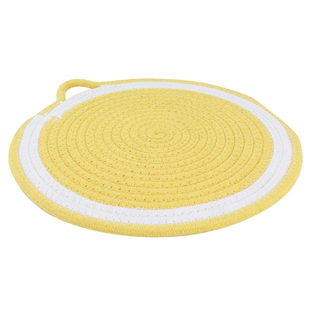 Cotton Rope Coaster Fruit Shape Nordic Style Dining Table Insulation Mat Picnic Placemat Cotton Kitchen Table