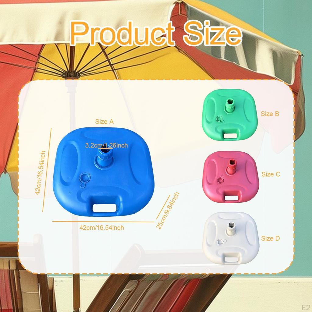 Base Holder for Patio Umbrella Weights Deck And Lawn