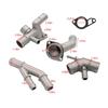 Radiator Flange Coolant Water Pipe As Picture Shows Aluminum Coolant Housing Set Stable Reliability Direct Replacement