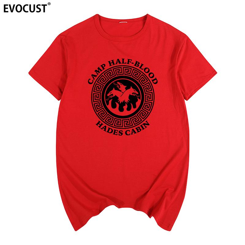 Camp Half Blood Hades Cabin Percy Jackson Harajuku Unisex T-shirt Cotton Men T shirt New women TEE