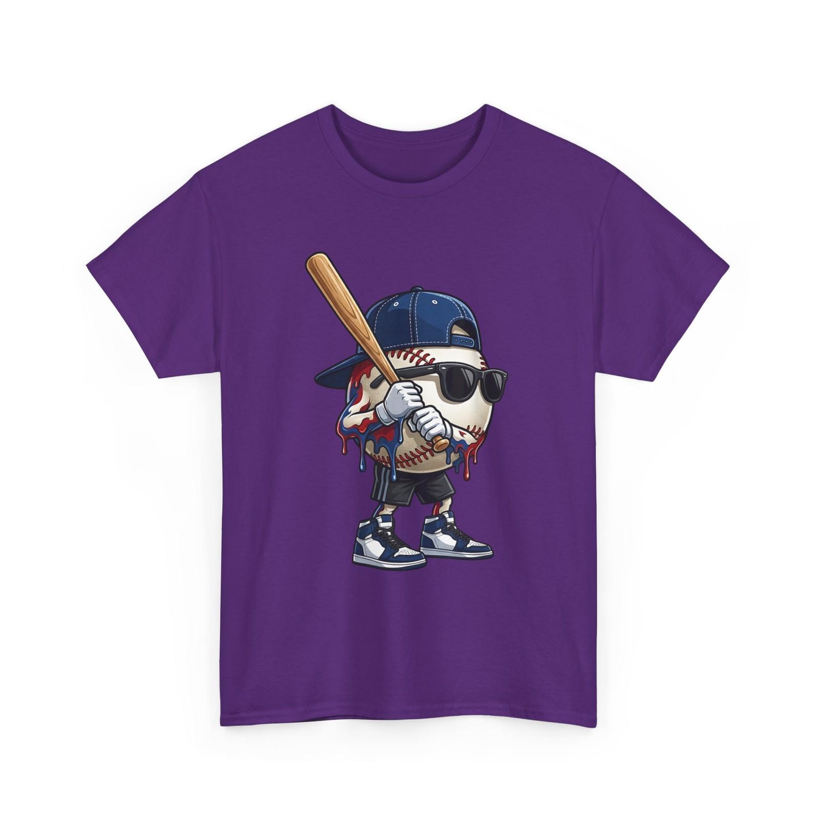 Baseball Drip Ice Cream Shirt, Baseball Sports Lovers Women Men T-Shirt S разноцветный