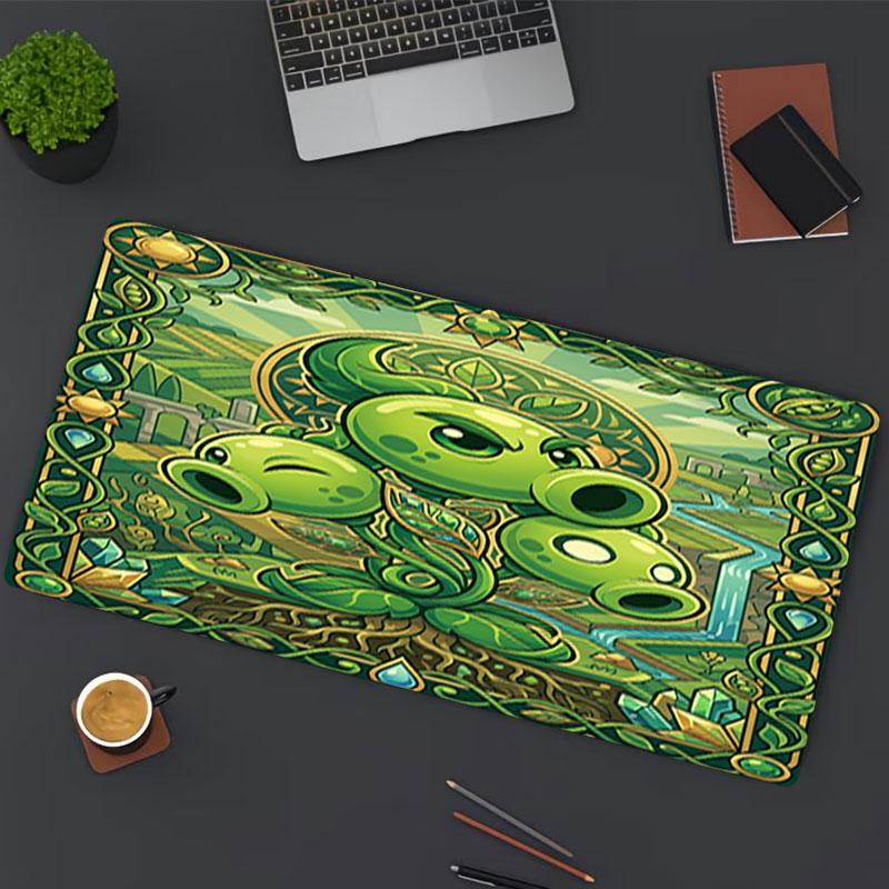 Plants VS Zombies Print Mouse Pad, for Keyboard Pad Laptop PC Mat for Office Home Use, Desk Decor, Perfect Birthday Gift for Gamers