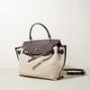 Hot-selling leather handbag high value lock linen travel lightweight large capacity women's backpack