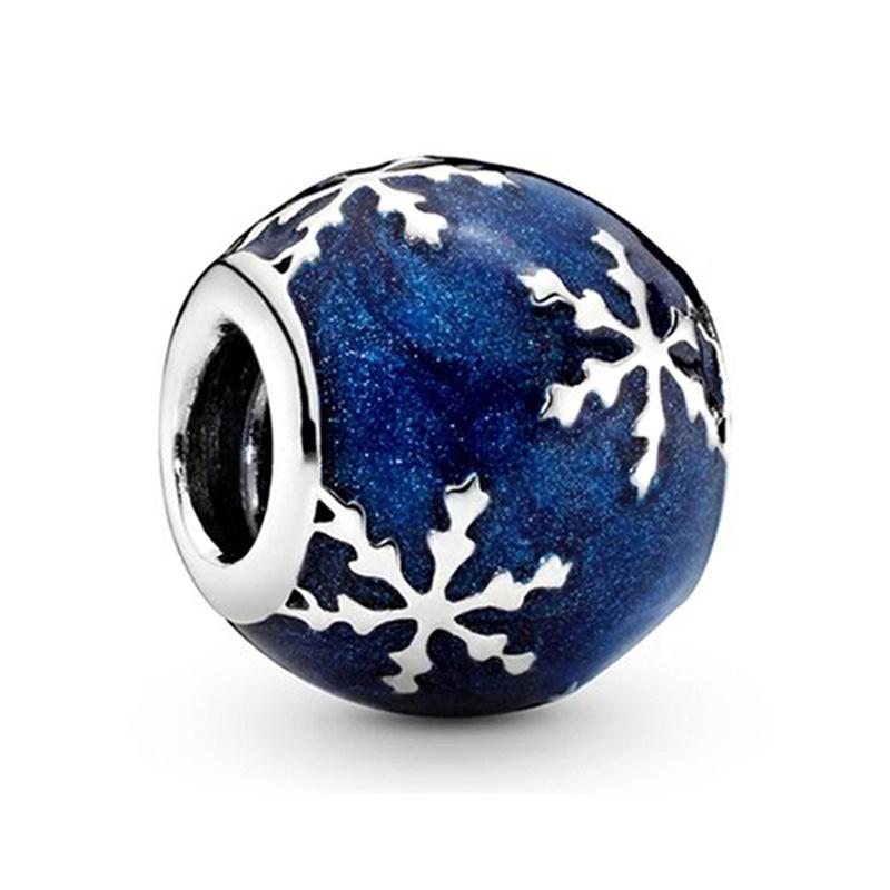 Silver Plated Blue Starry Sky Pendant Alloy Set Star Earth Bead Bracelet & Necklace DIY Jewelry Accessories Series