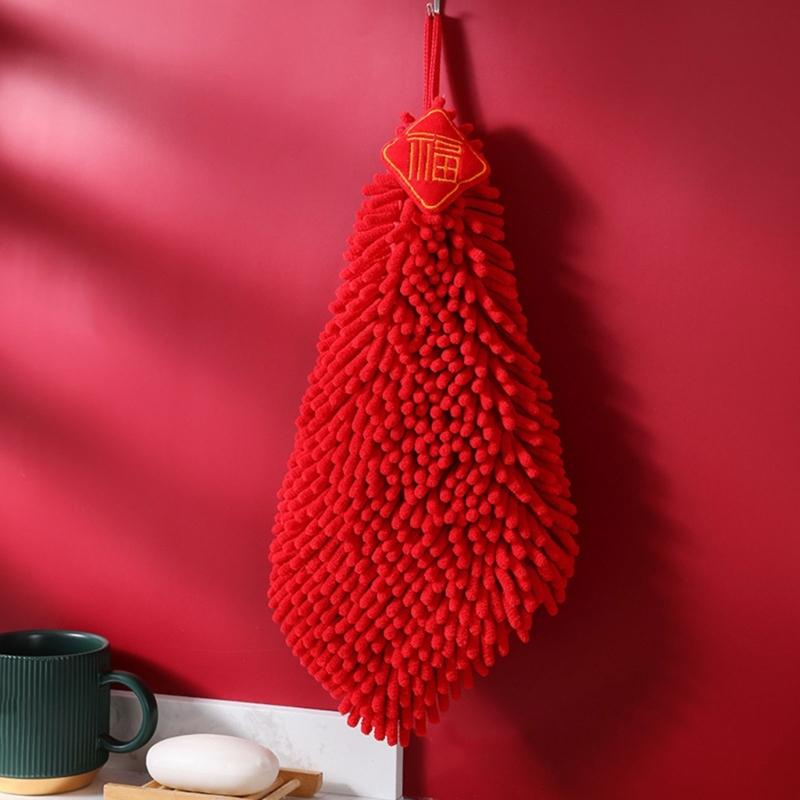 Quick-Drying Hands Towel Dry Soft Hanging Hands Towel Bathroom Accessories