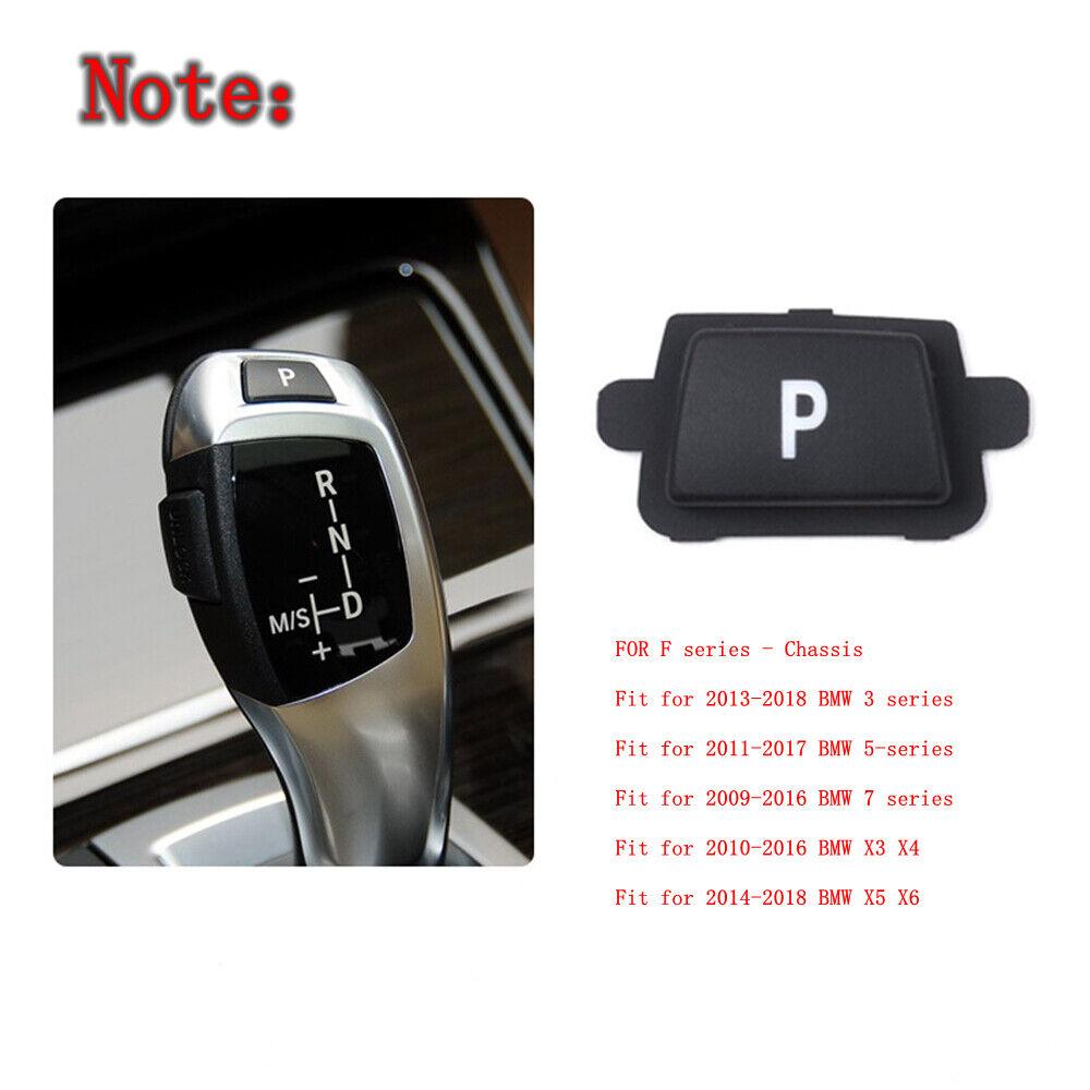 

WXZOS Gear Shift Knob Lever P Button Cover For BMW F Chassis 3 5 7 X3 X4 X5