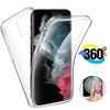 Husă Protector Completă 360° Pentru Samsung Galaxy A17 A07 A37 A57 S26 S25 S23 S24 A26 A36 A56 A15 A25 A35 A55 A16 A14 A34 A54 Capac Transparent Față-Spate