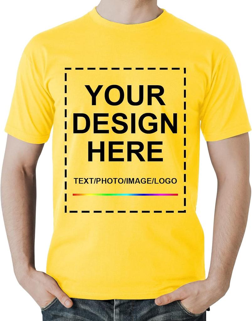Custom Tshirt Design Your Own Printed Tee Picture Shirts For Unisex Wounisex Personalized T Shirt