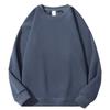 Mens Oversized Crewneck Sweatshirt Thick Fleece Lined Cotton Blend