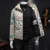 Hochwertige Herren-Jacquardjacke mit 90% Daunenfüllung - Herbst/Winter 2025 Edition