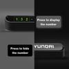 1Pcs Car Temporary Parking Card Phone Number Card Plate Sticker For Hyundai Santa Fe Sonata Solaris Azera Creta I30 Ix25 IX35 Tucson