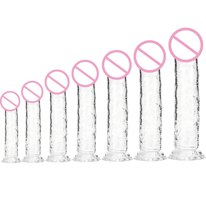 Vakumlu 7 Boyutlu Dildo Dev Jöle Dildolar Kadın Erkek İçin Seks Oyuncakları Sahte Penis Büyük Penis Anal Popo Tıkaç Seks Dükkanı
