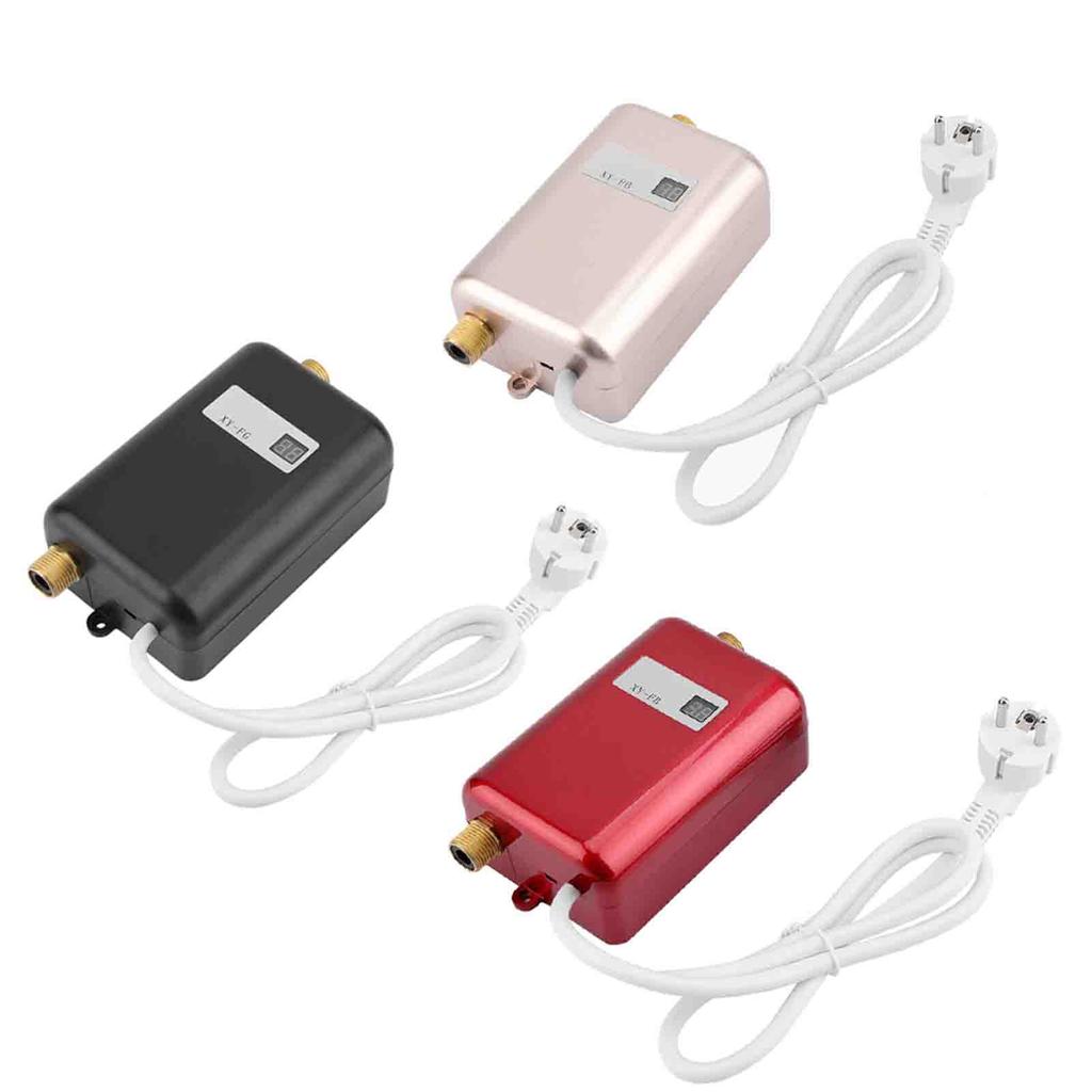 3800W Mini Electric Tankless Instant Hot Water Heater Bathroom Kitchen Washing Tankless Water Heater Water Heater Water Heating
