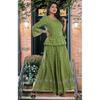 Indian Party Wear Rayon Top Kurta Skirt Set Women Bollywood Top Tunic Kurti VSO-1707 C