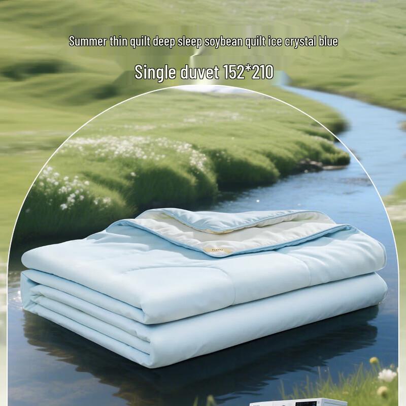 Fuanna 60% Soybean Fiber Summer Cooling Quilt 152x210cm Single