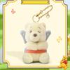 Genuine Winnie The Pooh Piglet Tigge Eeyore Plush Keychains Small Pendant School Bag Hanging Christmas Birthday Gifts Kids Toys