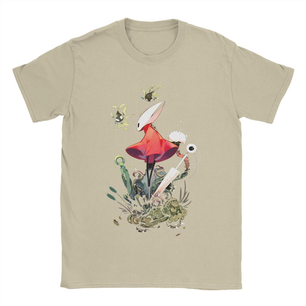 Hollow Knight Spiele T-Shirt Herren Damen 100% Baumwolle Hipster T-Shirt Rundhals T-Shirts Kurzarm Kleidung Neuankömmling