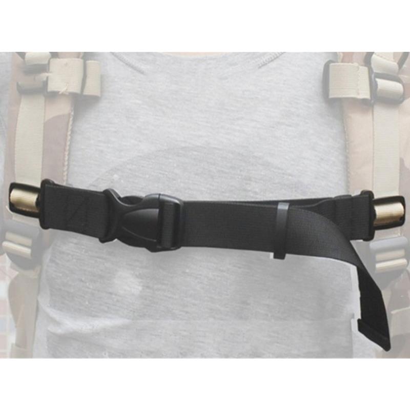 Fibbia Rapida Regolabile Zaino Tattico da Campeggio all'Aperto Cinghia pettorale Cinghia Anti-Scivolo Cinghie per Borsa da Viaggio Accessori