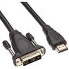 PremiumCord Kphdmd1 - COMMUTATEUR KVM - Câble HDMI A DVI-D M/M 1 M