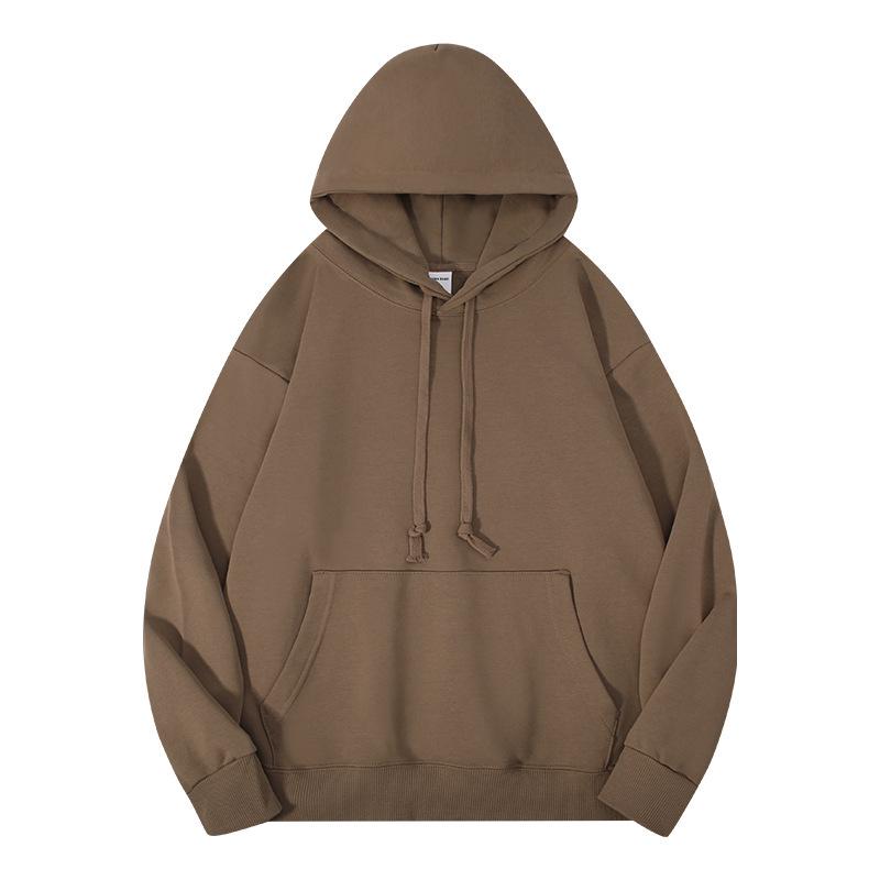 

Custom Logo Hooded Sweatshirt: 350g Solid Color Terry, Long Sleeve Workwear Jacket XXL