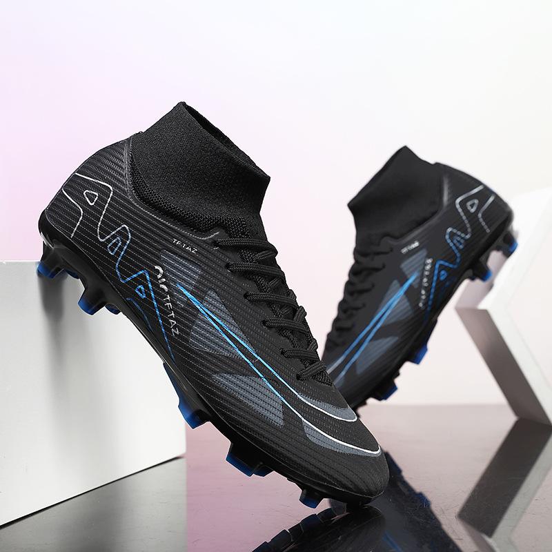 Youth Football Shoes Students Grass Spikes Men and Women Long Broken Nails Shade Training Shoes Football
