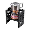 [Amazon.co.jp Exclusive] CAPTAIN STAG Barbecue Stove Bonfire Stand Folding Kamado Smart Grill with Bag 3 Adjustable Levels Black UG