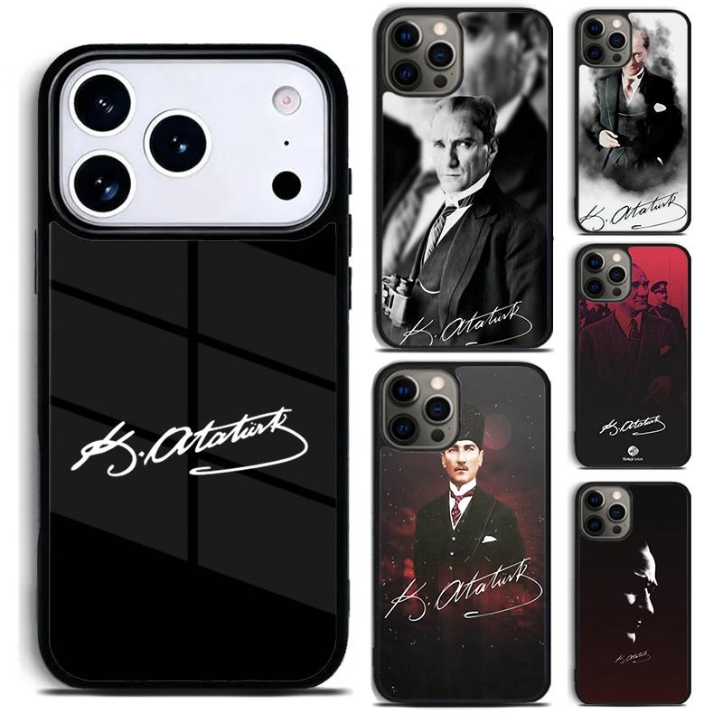 Kemal Signature Phone Case for iPhone 17 16 15 Pro Max Air 14 13 12 11 Plus Shockproof Cover