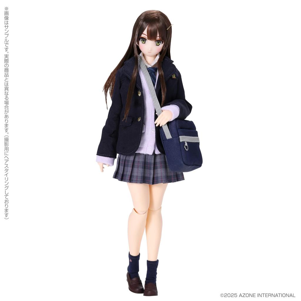 Azone International Kazuharu Kina School Uniform Collection Yui Scale Movable 248mm 1/6 Pre-painted Doll, Approx.