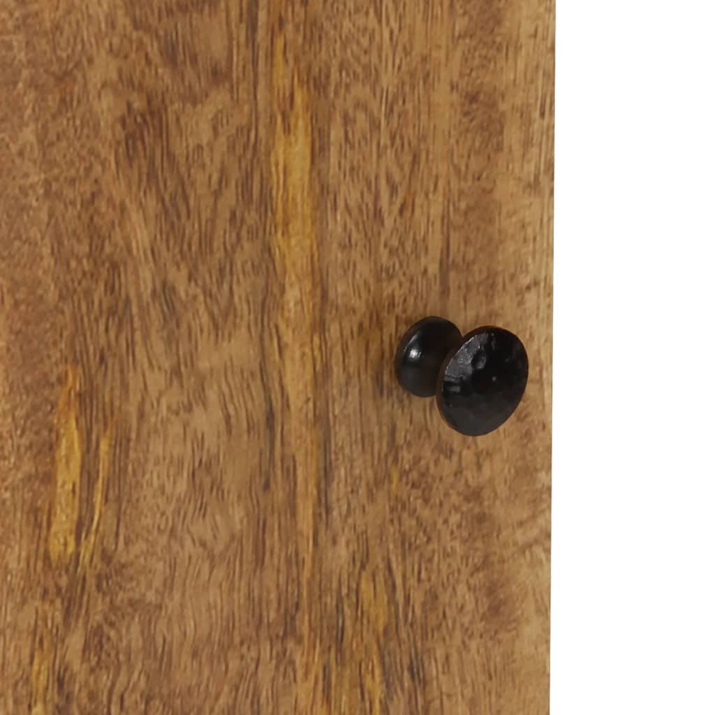Bathroom Cabinet 38x33x58 Cm Solid Mango Wood